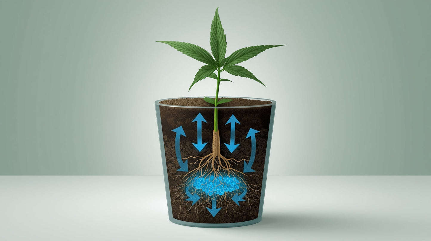 HolidayGrow – Hydrogel Wasser- & Nährstoffspeicher für Pflanzen