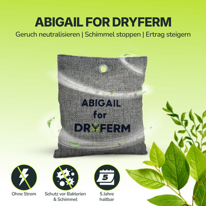 Abigail for DRYFERM – Luftreinigung fürs Growzelt
