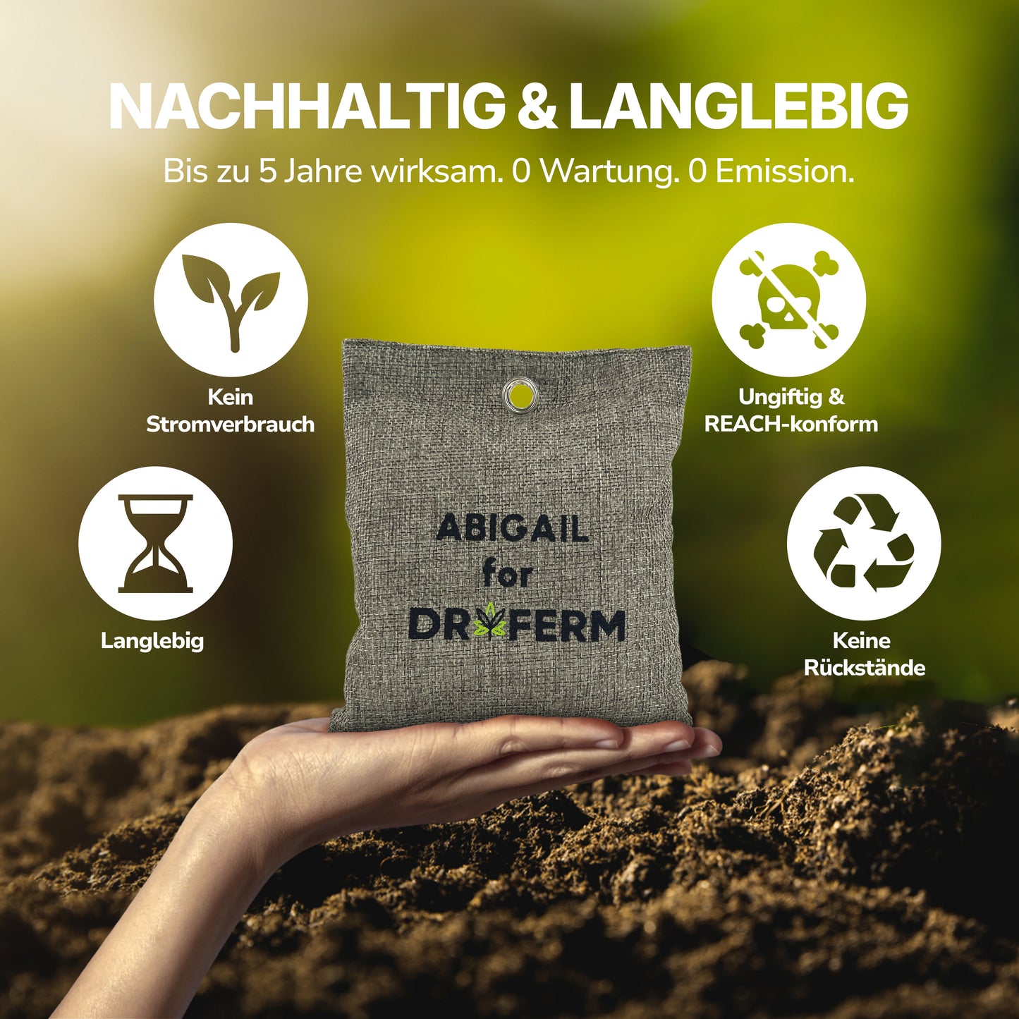 Abigail for DRYFERM – Luftreinigung fürs Growzelt