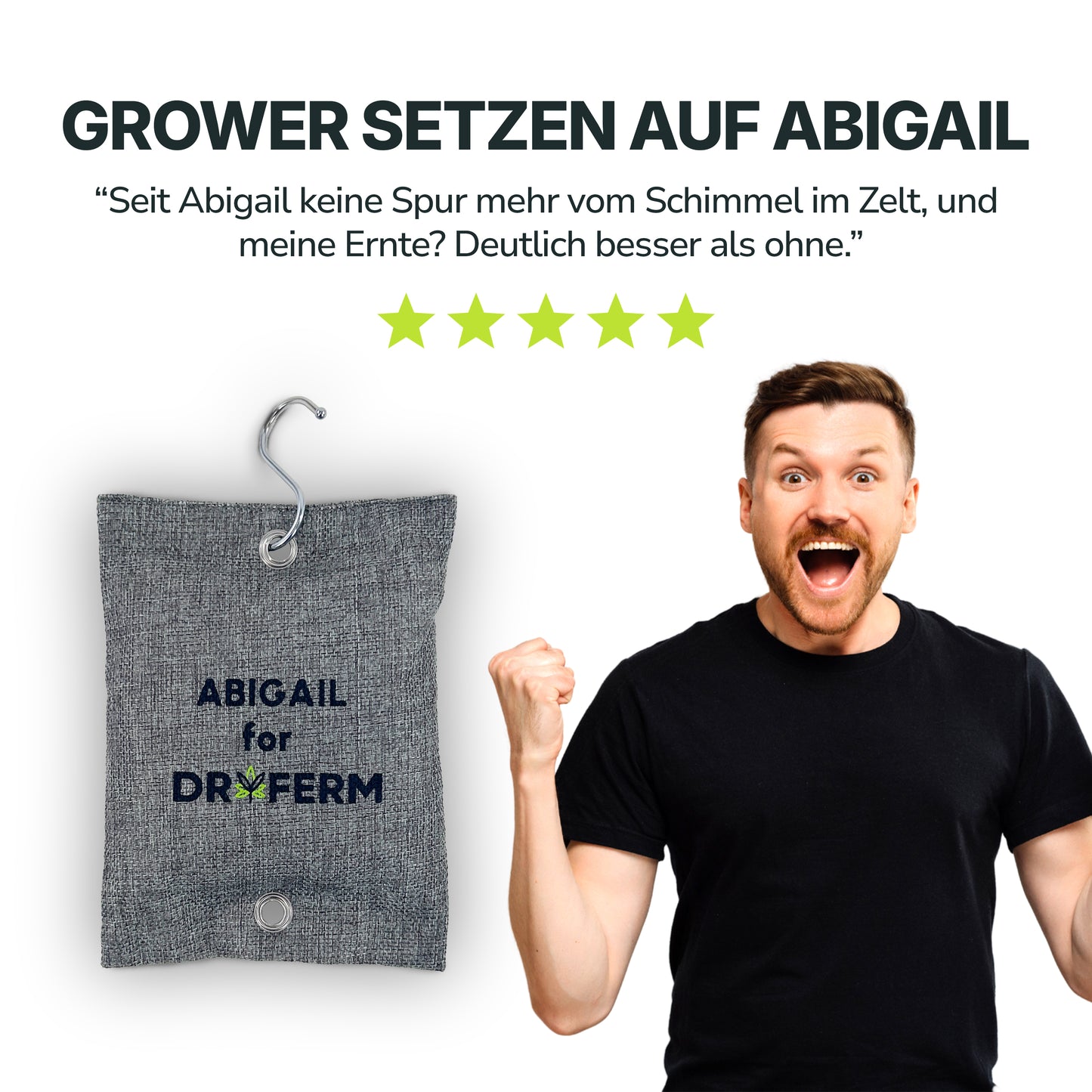 Abigail for DRYFERM – Luftreinigung fürs Growzelt