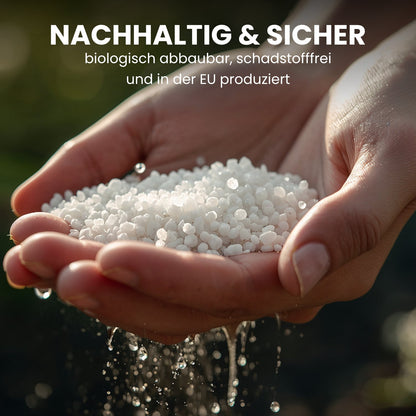 HolidayGrow – Hydrogel Wasser- & Nährstoffspeicher für Pflanzen